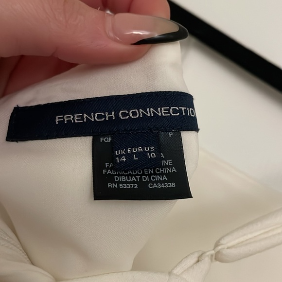 French Connection, Whisper Frill Hem Dress: Never Worn - Picture 3 of 6